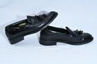 Florsheim Royal Imperial $110 Loafers 7.5 Black Leather Upper Moc Toe W/ Tassel