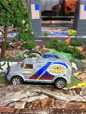 Matchbox 2000 Robot Truck Police Bomb Removal EOD Silver Diecast USED EX Cond - Image 1 of 4