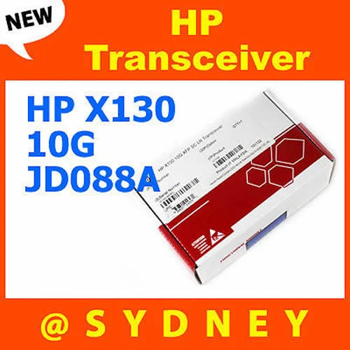 New Genuine HP X130 10G XFP LC LR Transceiver JD088A 10GBASE-LR 10Km (0231A04G) - Image 1 of 1