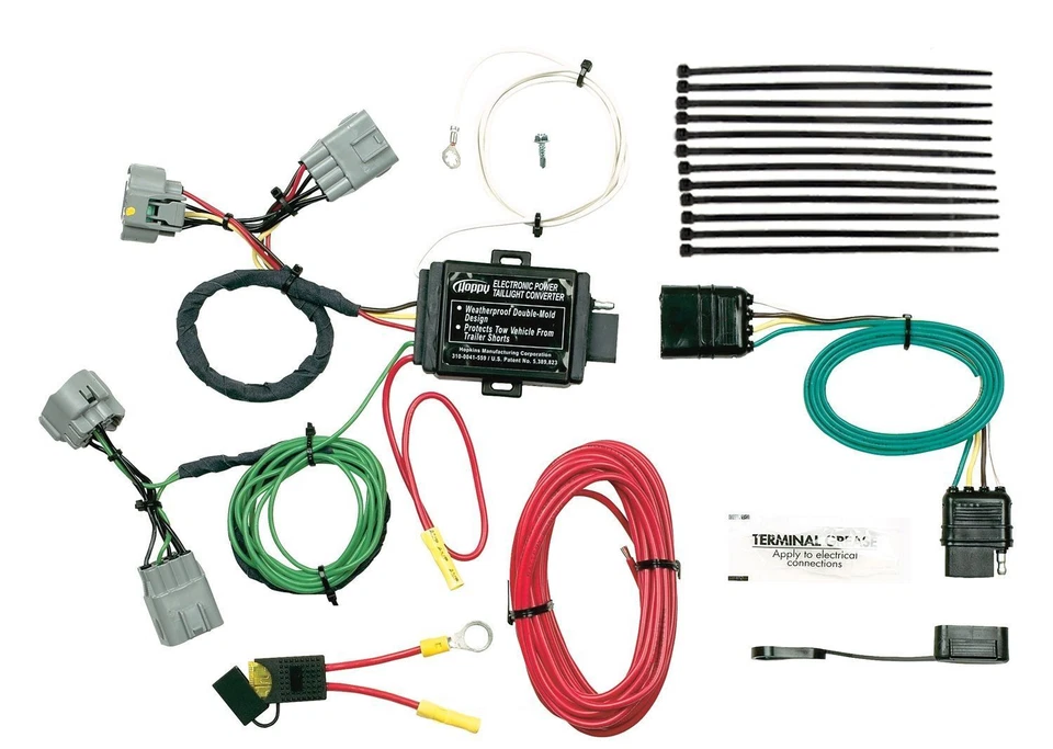 Chicote de fios de reboque plug-in veículo simples para caber 05-07 Jeep Grand Cherokee - Imagem 1 de 2