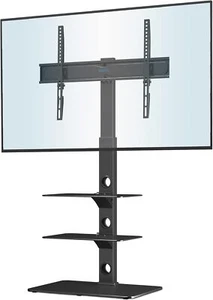 Universal Floor TV Stand for 30-70 inch LED OLED LCD Plasma Flat Curved Screens, - Picture 1 of 7