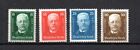 Germany 1927 Old Set Hindenburg Stamps (Michel 403/06) Nice Mlh