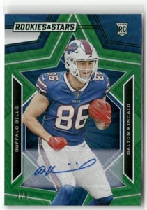 Dalton Kincaid 2023 Rookies & Stars #125 Rookie Autograph Green /5 Bills RC Auto - Picture 1 of 2