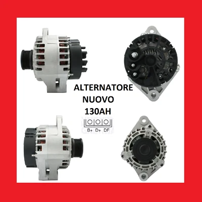 ALTERNATORE 130AH NUOVO OPEL VECTRA C GTS 1.9 CDTI DA 04 KW110 CV150 Z19DTH - Immagine 1 di 2