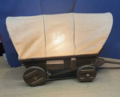 Vintage Wagon Lamp Mid Century Modern Light Table Cabin Lamp MCM Western Theme - Image 1 of 4