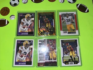 Jordan Addison 2023 Score Football Orange Lava # /565 | Justin Jefferson ⚫️ RC - Picture 1 of 19