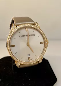 Harry Winston Midnight Rose Gold & Diamond Ladies Automatic Watch MIDAHD39RR003 - Picture 1 of 12