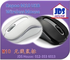 2.4G Optical Wireless Mouse 1000 DPI USB Receiver - Rapoo M10 - Picture 1 of 4
