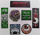 Jimbo Phillips 7 Stickers (Santa Cruz,Skateboarding,Surfing,Powell Peralta,Real)