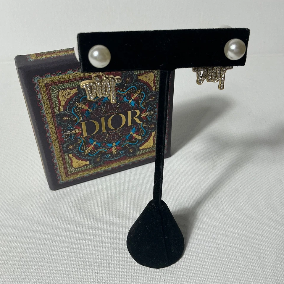 Authentic Dior Gold Earrings  - Image 1 of 4