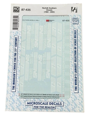 Microscale Decal Norfolk Southern Diesels (1982-2002) 87-435 - Image 1 of 3