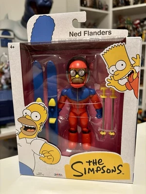 STUPID SEXY FLANDERS Simpsons 5" Jakks Pacific Ned Action Figure - Wave 6 - NEW - Image 1 of 4