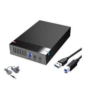 Boîtier de disque dur 3,5 SATA vers USB 3.0 - Boîtier de disque dur externe, Dataü7038 - Photo 1/10