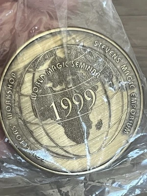 Moneda Medalla Siegfried and Roy Magicians Las Vegas Word Magic Seminar 1999 Foto 1 de 2