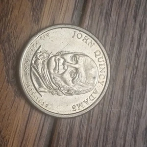 2008-D John Quincy Adams 1 $ Presidential Dollar Münze - zirkuliert - Bild 1 von 4