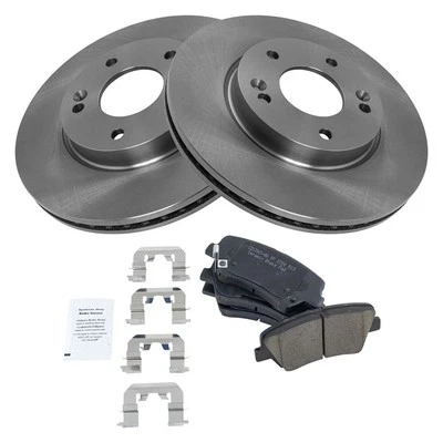 TRQ BKA11601 Disc Brake Kit For Hyundai Elantra GT 2013-2016 Front 581013XA00 - Изображение 1 из 4