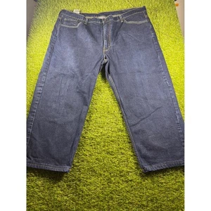 Levi's 550 Relaxed Fit Jeans Mens W46 L29 Dark Wash Denim Pants - Picture 1 of 6
