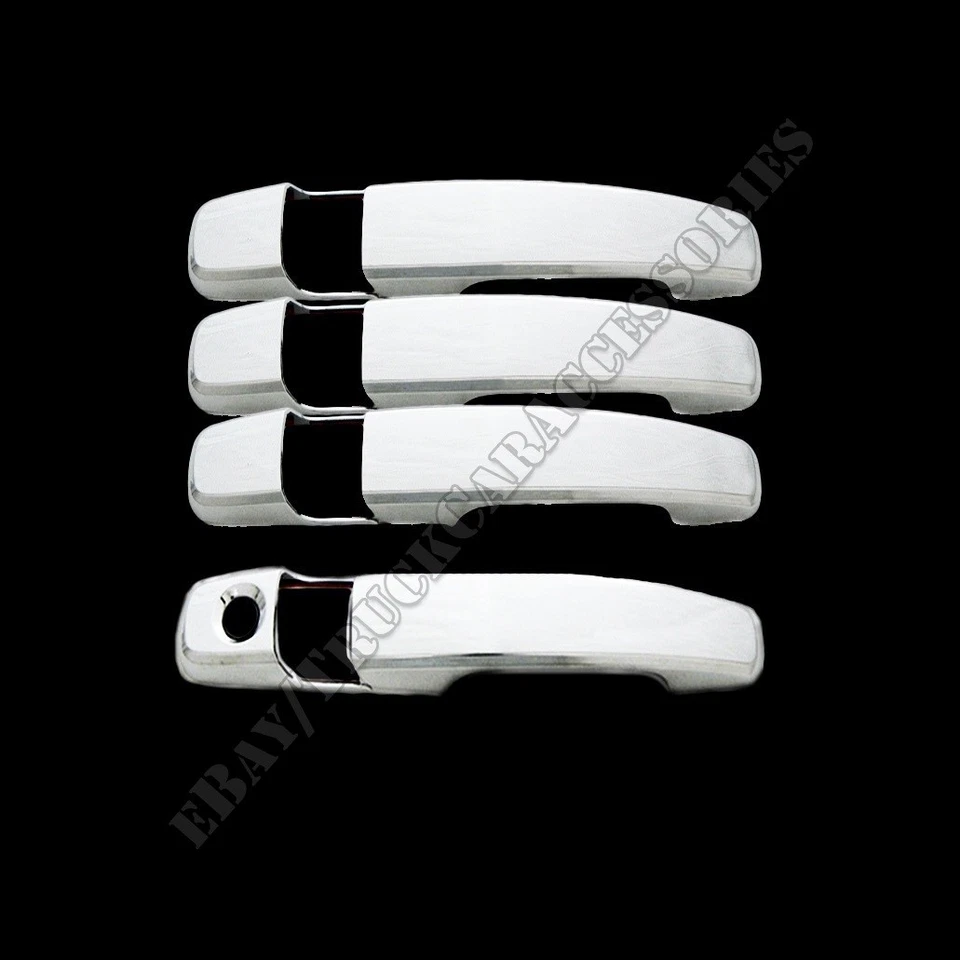 Cubierta de manija cromada de 4 puertas para Ford Focus 2008 09 10 2011 sin llave inteligente Foto 1 de 1