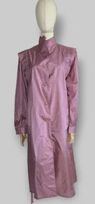 NEW Vintage The Totes Coat Mauve Trench Coat Womens Size 14 - Image 1 of 4