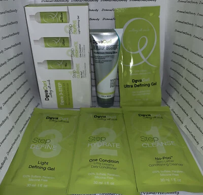 5pc Deva Curl Cleanser Conditioner Ultra Defining Gel Buildup Buster Kit Set Lot - Image 1 of 4