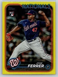 2024 Topps #85 Jose Ferrer Yellow Foil - Picture 1 of 2