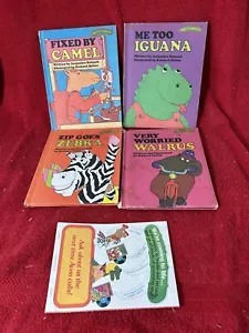 Sweet Pickles Lot of 4  Alphabet Books Weekly Readers Camel Iguana Walrus Zebra - Picture 1 of 16