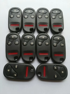 10*Remote key Case for 1998 1999 2000 2001 2002 HONDA ACCORD CR-V S2000 ACURA TL - Image 1 of 3