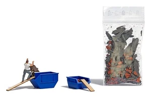 Accesorios a escala HO - 7939 - Juego de acción - Saltos de llenado con una carretilla - Imagen 1 de 2