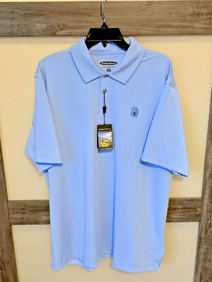 PEBBLE BEACH Premier Performance Men’s Blue Short Sleeve Polo Size XL NWT - Image 1 of 3