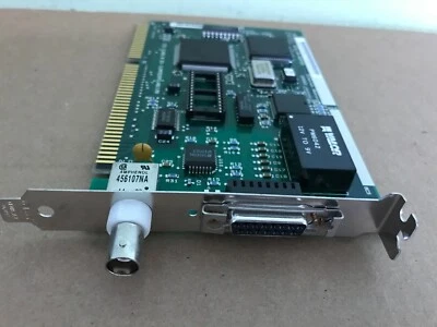 INTEL 308710-002  8/16 Bit ISA Coax 15 Pin AUI Network Card 1993 - Image 1 of 2