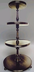 Antica Etagere di Legno di Coromandel XIX sec. Rarissima E Condizioni Perfette - Foto 1 di 10