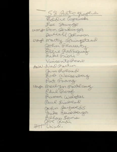 Vintage Baseball Autograph Book with 58 Signatures- Pudge Fisk, Yaz, Tiant... - Picture 1 of 13