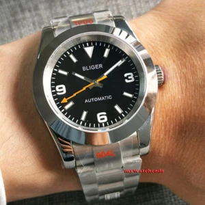 36mm 39mm BLIGER black dial sapphire glass NH35A PT5000 automatic mens watch - Picture 1 of 12