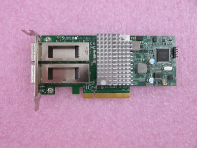 SuperMicro AOC-S40G-i2Q Dual-Port QSFP+ 40Gbps PCI-E 3.0 Network Adapter LP - Image 1 of 4