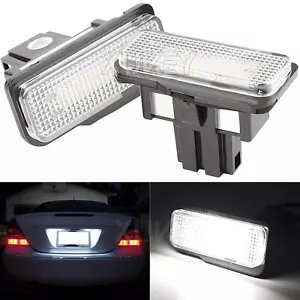 2* LED License Plate Light For Mercedes-Benz E-Class CLK W211 S211 2002-2008 - Picture 1 of 12