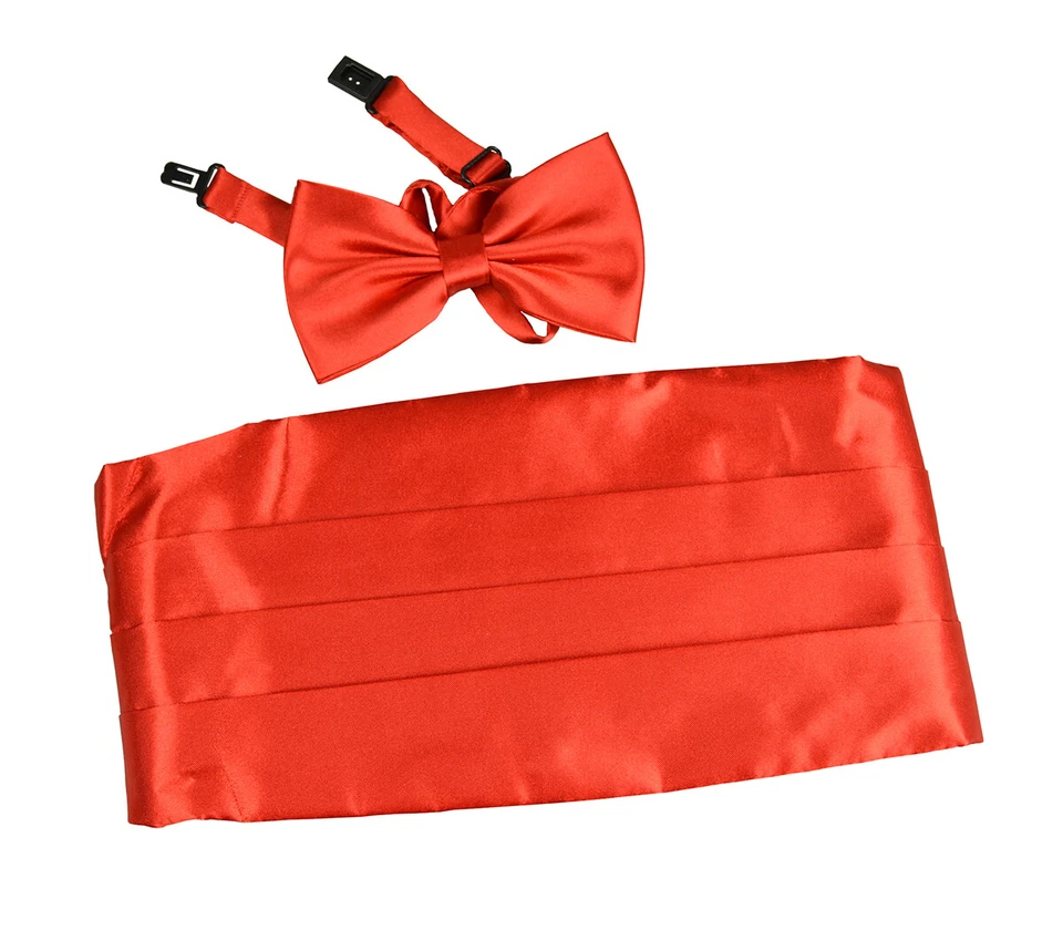 Mens Cummerbund  "Yellow, Gold, Pink, White, Black, Red, Burgundy,, Lavender" - Image 1 of 1