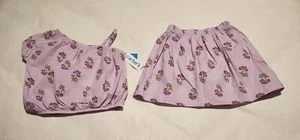 NWT Carter's Purple Floral Top Skort Outfit 2PC Set 8 Girls - Picture 1 of 1