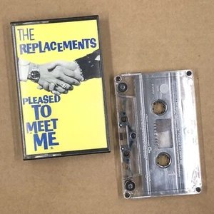 THE REPLACEMENTS Cassette Tape 80s Rock Indie PLEASED TO MEET ME PAUL WESTERBERG - Picture 1 of 6