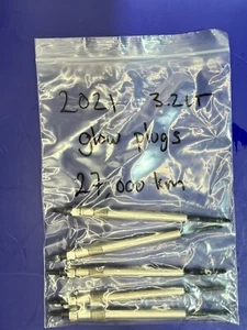 FORD RANGER GLOW PLUGS 3.2 LTR 2021 27,000KMS GENUINE, SET OF 5 - Picture 1 of 2