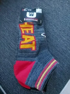 Miami Heat NBA tief geschnittene bunte Herrensocken 3er-Pack Größe 6-12 (brandneu) - Bild 1 von 3