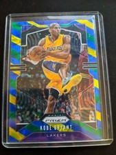2019-20 Panini Prizm Choice Blue Yellow and Green Kobe Bryant Refractor RARE