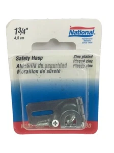 National Hardware N102-020 V30 Safety Hasp Zinc 1 3/4" - Picture 1 of 12