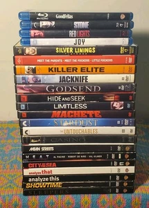 Robert De Niro Collection (24-Movie DVD/Blu-Ray Lot) Mean Street Goodfellas Heat - Imagen 1 de 12