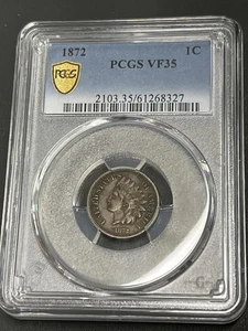 1872 Indian Head Cent - PCGS SS35 - Bild 1 von 4
