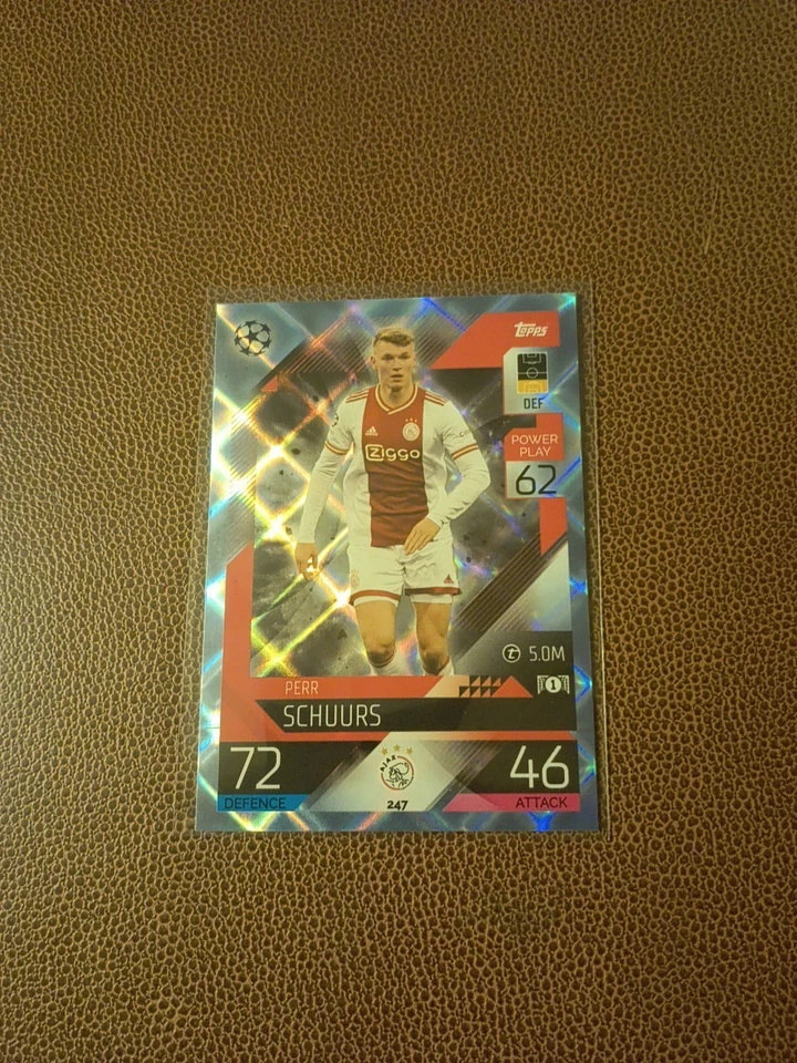 2022-23 Topps Match Attax UEFA Club Competitions - Perr Schuurs #247 Crystal - Image 1 of 1