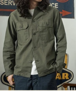 1963 US Army OG-107 Fatigue Utility ShirtNon Stock Mfg. Co. - Bild 1 von 9