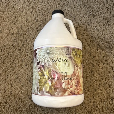 Wen Spring свежий цветочный очищающий кондиционер галлон 128 унций новый запечатанный подлинный - Изображение 1 из 4