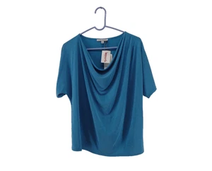 Green Envelope Womens Top Large Short Sleeve Pullover - Picture 1 of 6