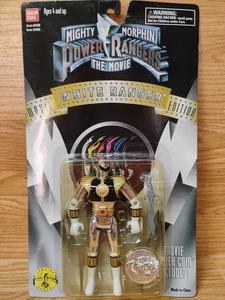 Mighty Morphin Power Rangers The Movie Edition White Ranger 1995 NEU Sealed - Bild 1 von 6