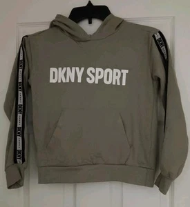 "Dkny Sport" Boys 2 Pc Set, Hoodie & Joggers, Size 10, Light Gray Green Color - Picture 1 of 8